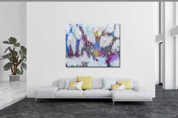 Large format painting Living Room Lobby Abstract No. 1341